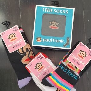 Paul Frank Socks Fun Multicolor Socks New